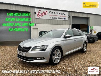 Used Skoda Superb SE L Executive 150 HP (110 kW) 2017 Silver Estate