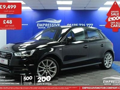Black Used 2015 Audi A1 Sportback S-Line Hatchback | £9,499 (Fair price)