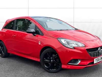Used Vauxhall Corsa Edition 116 HP (85 kW) 2016 Red Hatchback