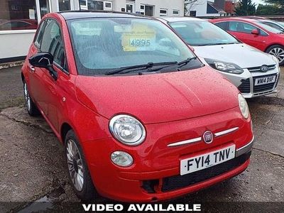 Used Fiat 500 Lounge 69 HP (50 kW) 2014 Red Hatchback
