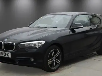 Used BMW 118 Sport Line 136 HP (100 kW) 2019 Black Hatchback