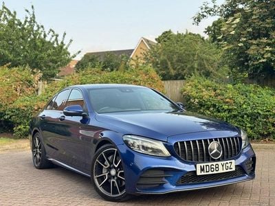 Used Mercedes C300 AMG Line Premium 2018 Blue Sedan