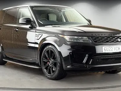 Used Land Rover Range Rover Sport S 400 HP (294 kW) 2021 Santorini black SUV