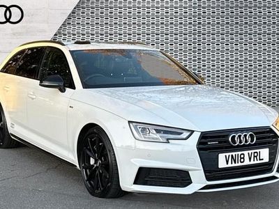 White Used 2018 Audi A4 Black Edition Estate | £23,845