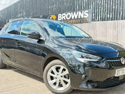 Used Vauxhall Corsa Elite 75 HP (55 kW) 2021 Black Hatchback