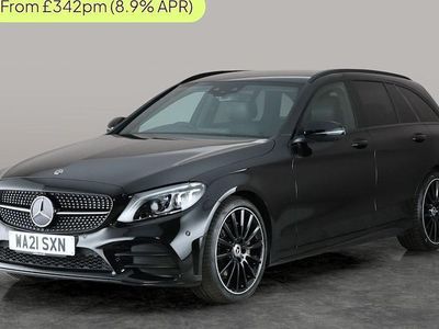 Used Mercedes C200 AMG line 184 HP (135 kW) 2020 Black Estate