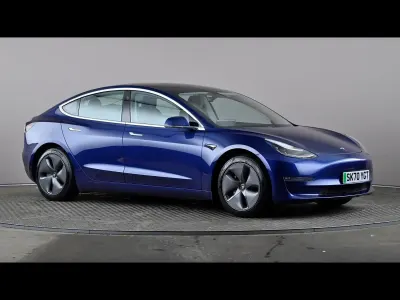 Used Tesla Model 3 Long Range AWD 366 kW (498 HP) 2020 Blue Sedan