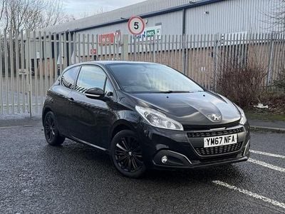 Black Used 2018 Peugeot 208 Hatchback | £4,099 (Fair price)