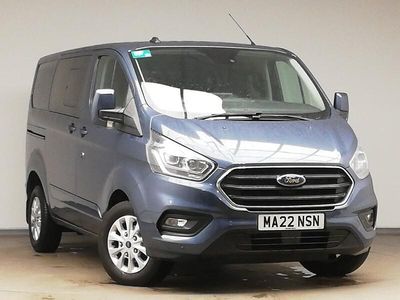 Blue Used 2022 Ford Transit Custom Limited Van | £21,998 (Expensive)