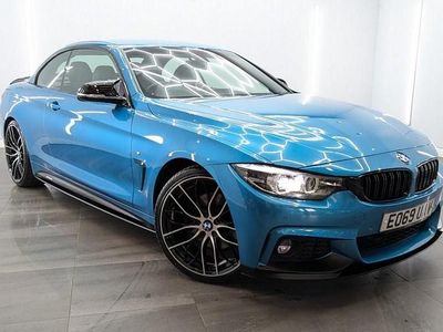 Used BMW 430 Cabriolet M Sport 252 HP (185 kW) 2019 Blue Cabriolet