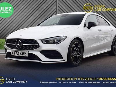 White Used 2022 Mercedes CLA200 AMG line Coupe | £20,435 (Fair price)