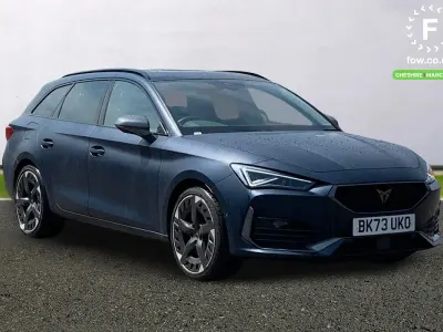 Used Cupra Leon VZ3 245 HP (180 kW) 2023 Blue Estate