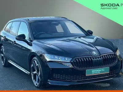 Used Skoda Superb SportLine 150 HP (110 kW) 2025 Midnight black metallic Estate
