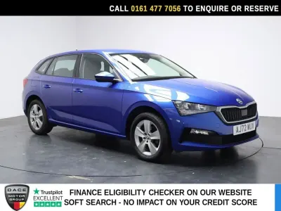Used Skoda Scala SE 150 HP (110 kW) 2023 Blue Hatchback