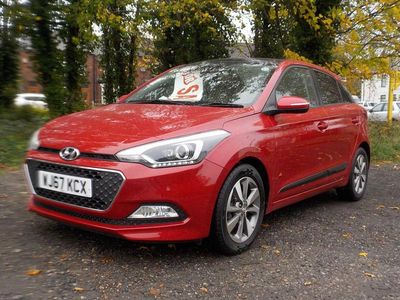 Red Used 2017 Hyundai i20 Premium SE Hatchback | £7,195 (Fair price)