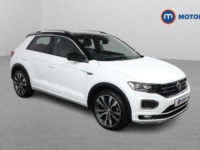 White Used 2021 VW T-Roc R-line SUV | £18,299 (Fair price)