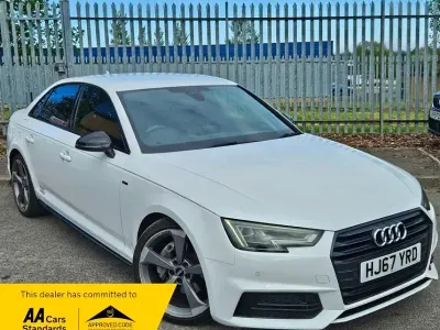 Usado Audi A4 Black Edition 150 CV (110 kW) 2017 Blanco Berlina