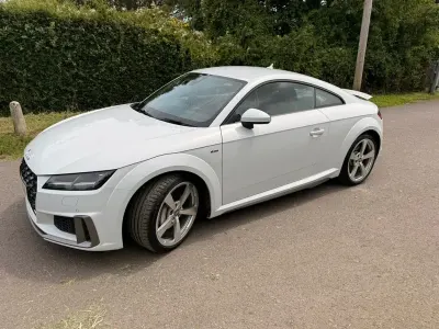 Used Audi TT S-Line 245 HP (180 kW) 2019 Metallic white Coupe
