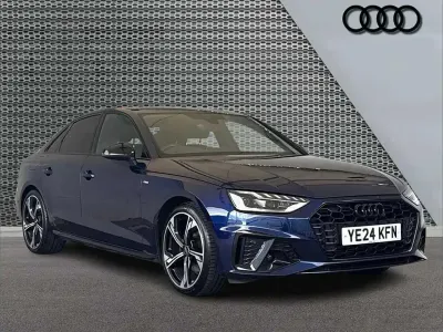 Used Audi A4 Black Edition 147 HP (108 kW) 2024 Blue Sedan