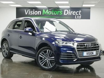 Used Audi Q5 S-Line 252 HP (185 kW) 2018 Blue SUV