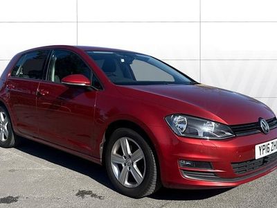 Used VW Golf VII Edition 125 HP (91 kW) 2016 Red Hatchback