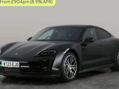 Used Porsche Taycan Performance Package 350 kW (476 HP) 2023 Black Sedan