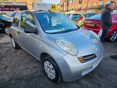 Used Nissan Micra 65 HP (47 kW) 2005 Silver Hatchback