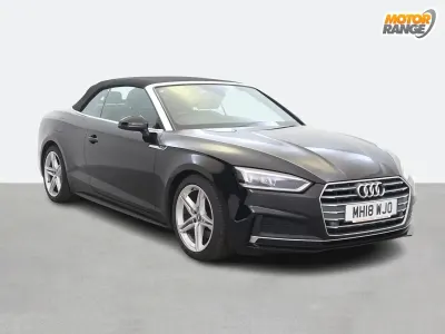 Used Audi A5 Cabriolet S-Line 2018 Black Cabriolet