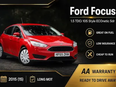 Used Ford Focus Style 105 HP (77 kW) 2015 Red Hatchback