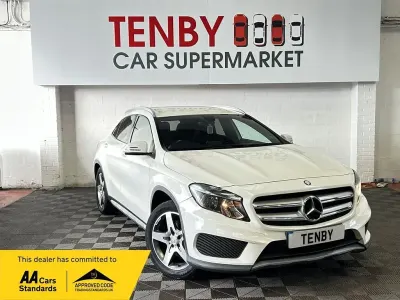 Used Mercedes GLA200 AMG line 136 HP (100 kW) 2015 White SUV