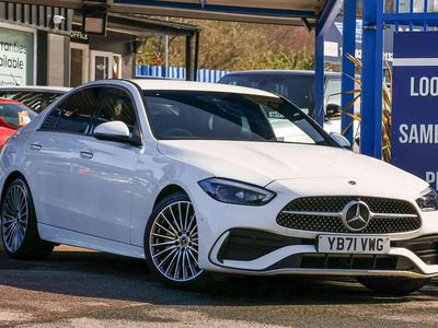 Begagnad Mercedes C200 AMG Line Premium 204 HK (150 kW) 2022 Vit Sedan