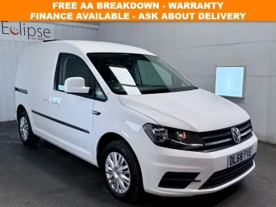 Used VW Caddy Trendline 102 HP (75 kW) 2019 White MPV