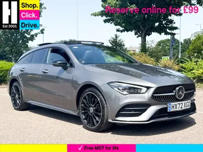 Used Mercedes CLA250e Shooting Brake AMG line 2023 Grey Estate