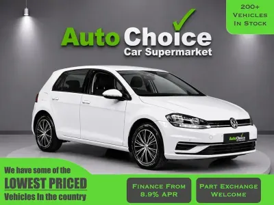 Used VW Golf VII SE 110 HP (80 kW) 2018 White Hatchback