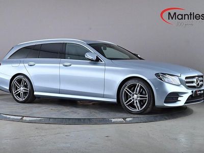 Used Mercedes E220 AMG line 194 HP (142 kW) 2017 Silver Estate