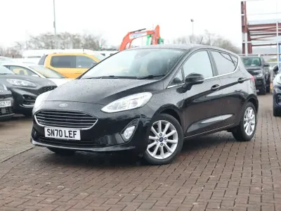 Used Ford Fiesta Titanium 2020 Black Hatchback