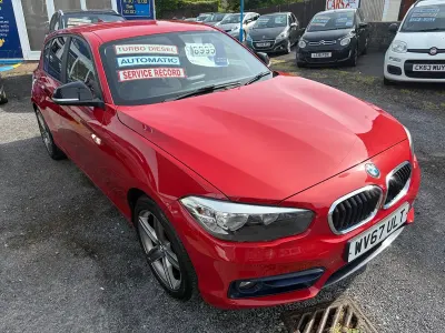 Used BMW 116 Sport Line 2017 Red Hatchback