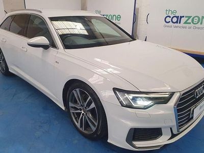 Used Audi A6 S-Line 204 HP (150 kW) 2019 White Estate