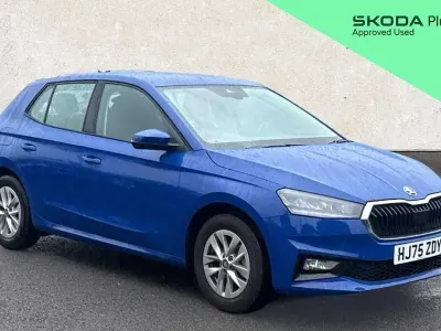 New Skoda Fabia SE 79 HP (58 kW) 2025 Blue Hatchback