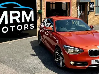 Used BMW 116 Sport Line 136 HP (100 kW) 2013 Orange Hatchback