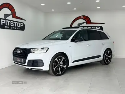 Used Audi Q7 Black Edition 290 HP (213 kW) 2019 White SUV