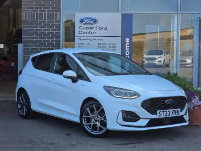 Used Ford Fiesta ST-Line 125 HP (91 kW) 2023 White Hatchback