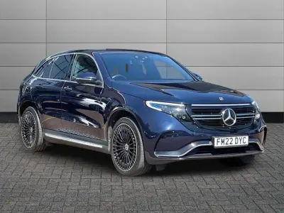 Used Mercedes EQC400 AMG Line Premium Plus 300 kW (408 HP) 2022 Blue SUV