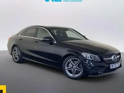 Used Mercedes C200 AMG Line Premium 198 HP (145 kW) 2019 Black Sedan
