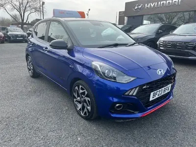 Usado Hyundai i10 N Line 100 HP (73 kW) 2023 Azul Citadino