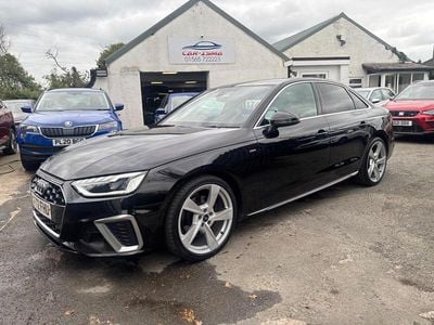 Used Audi A4 S-Line 150 HP (110 kW) 2022 Black Sedan