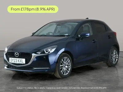 Begagnad Mazda 2 Inclusive 2023 Blå Halvkombi