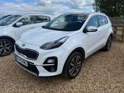 Używany Kia Sportage 136 KM (100 kW) 2019 Biały SUV