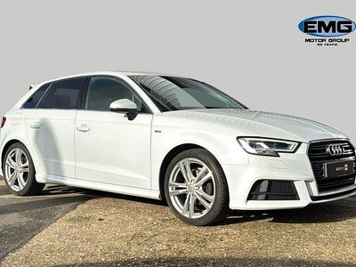 White Used 2018 Audi A3 Sportback S-Line Hatchback | £16,940 (Fair price)