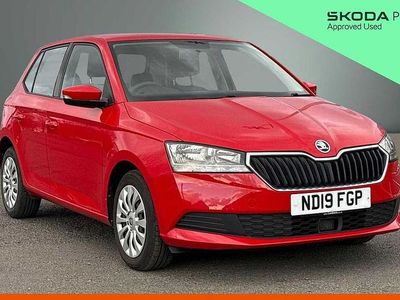 Used Skoda Fabia 58 HP (42 kW) 2019 Red Hatchback